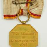 Lippe-Detmold: Kriegs-Ehrenmedaille, am weißen Bande für Heimat-Verdienste. - Foto 3