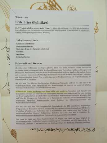 Schaumburg-Lippe: Nachlass eines Frontsoldaten an der osmanischen Front und späteren Regierungspräsidenten in Arnsberg. - фото 5 Schaumburg-Lippe: Nachlass eines Frontsoldaten an der osmanischen Front und späteren Regierungspräsidenten in Arnsberg. - фото 5