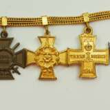 Schaumburg-Lippe: Miniaturenkettchen mit 4 Auszeichnungen. - фото 1