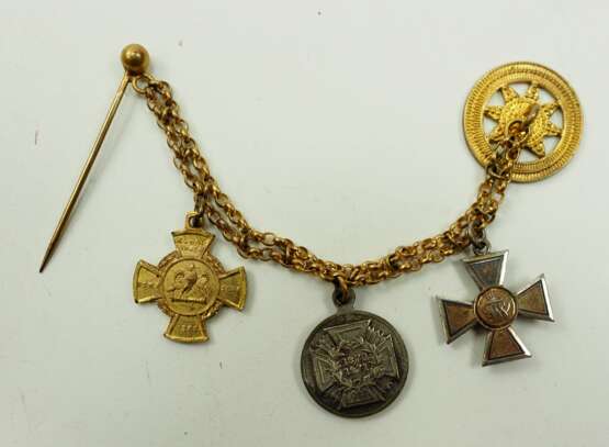 Preussen: Miniaturenkette mit 3 Dekorationen. - photo 2