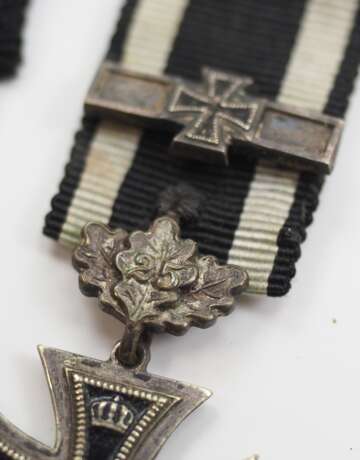Preussen: Eisernes Kreuz, 1870, 2. Klasse mit Eichenbruch "25" und Wiederholunggspange 1914, dazu Miniatur. - photo 6