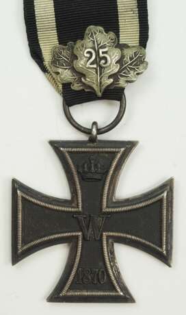 Preussen: Eisernes Kreuz, 1870, 2. Klasse, mit Eichenbruch "25" - am Kämpferband. - фото 1