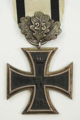 Preussen: Eisernes Kreuz, 1870, 2. Klasse, mit Eichenbruch "25" - am Nichtkämpferband. - фото 1