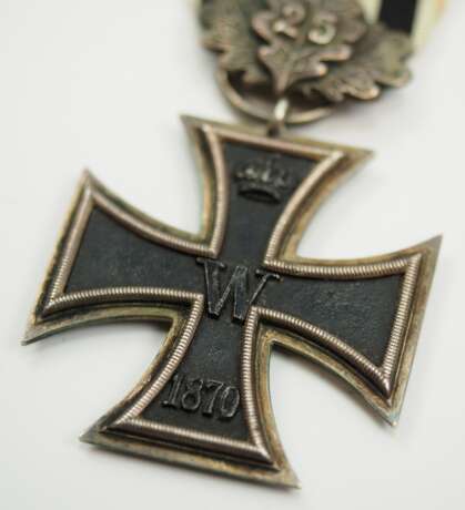 Preussen: Eisernes Kreuz, 1870, 2. Klasse, mit Eichenbruch "25" - am Nichtkämpferband. - фото 2