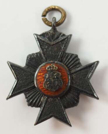 Reuss: Fürstlich Reußisches Ehrenkreuz, 3. Klasse Miniatur. - фото 1 Reuss: Fürstlich Reußisches Ehrenkreuz, 3. Klasse Miniatur. - фото 1