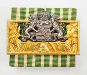 Sachsen: Ehrenzeichen für 25 Dienstjahre (1885-1918).