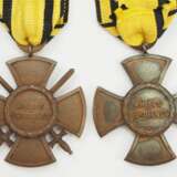 Württemberg: Wilhelmskreuz, mit Schwertern und Wilhelmskreuz für Verdienste während des Krieges in der Heimat. - фото 2