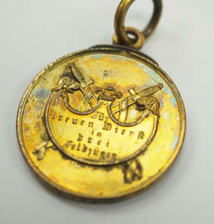 Württemberg: Kriegsdenkmünze, für die Feldzüge 1793-1815, Chiffre W, in drei Feldzügen. - photo 3