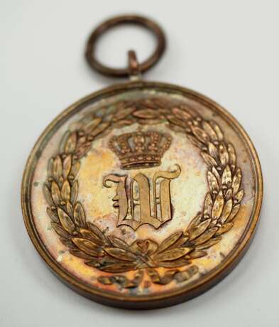 Württemberg: Kriegsdenkmünze, für den Feldzug 1848, Chiffre W, in einem Feldzug. - фото 2 Württemberg: Kriegsdenkmünze, für den Feldzug 1848, Chiffre W, in einem Feldzug. - фото 2