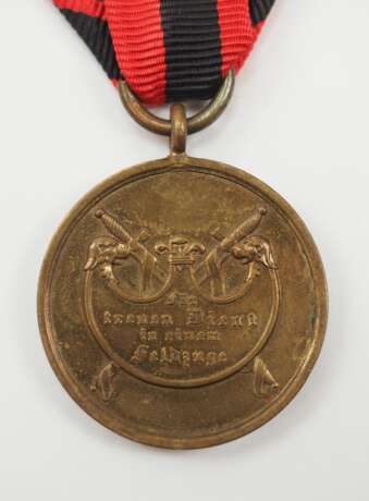 Württemberg: Kriegsdenkmünze, für den Krieg 1866, Chiffre K, in einem Feldzug. - фото 3