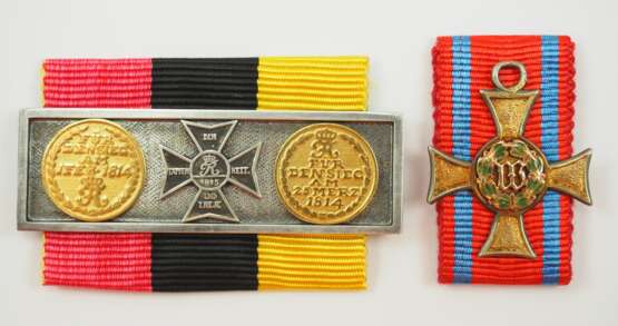 Württemberg: Dienstauszeichnung der Offiziere, Modell 1839-1850, 1. Klasse Miniatur. - фото 1