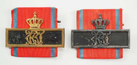 Württemberg: Dienstauszeichnung für Unteroffiziere, Modell 1891-1913, 1. und 2. Klasse. - фото 1 Württemberg: Dienstauszeichnung für Unteroffiziere, Modell 1891-1913, 1. und 2. Klasse. - фото 1