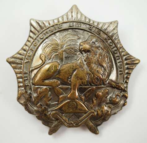 Deutsches Reich: Kolonialauszeichnung (sog. Löwenorden), 1. Klasse. - фото 1 Deutsches Reich: Kolonialauszeichnung (sog. Löwenorden), 1. Klasse. - фото 1