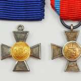 Deutsches Reich: Landwehr-Dienstauszeichnungs Miniaturen - 4 Exemplare. - Foto 1