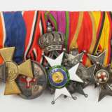 Familie von Werder: Große Ordenschnalle eines hochdekorierten Mediziners mit 9 Auszeichnungen. - photo 1