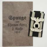Eisernes Kreuz, 1939, 2. Form, 2. Klasse Wiederholungsspange, in Tüte - Moritz Hausch A.G. - photo 1