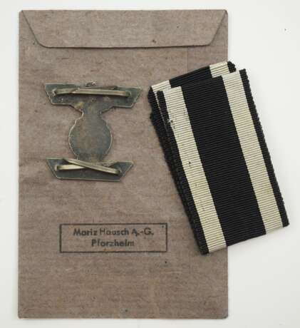 Eisernes Kreuz, 1939, 2. Form, 2. Klasse Wiederholungsspange, in Tüte - Moritz Hausch A.G. - photo 2