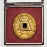Verwundetenabzeichen, Legion Condor, Gold, im Etui. - photo 1