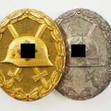 Verwundetenabzeichen, 1939, Gold / Silber. - photo 1