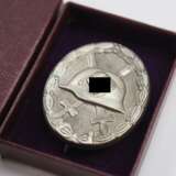 Verwundetenabzeichen, 1939, Silber, im Etui - hohl verbödet. - photo 2