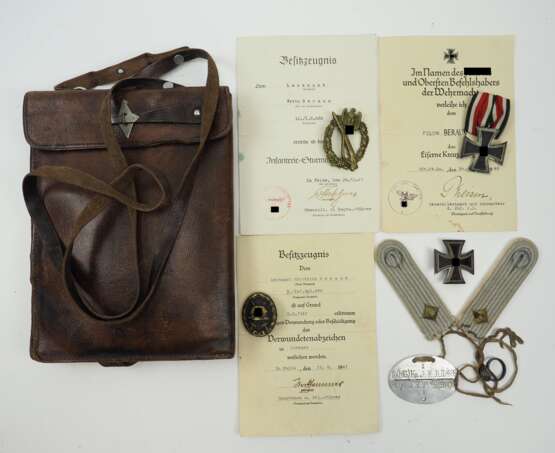 Nachlass eines Oberleutnant der 8.(M.G.)/ Infanterie-Regiment 486. - фото 1