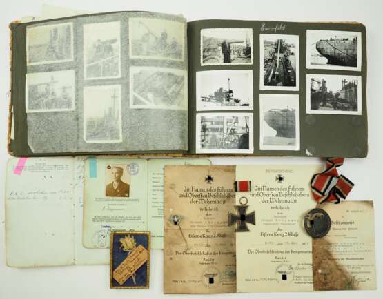 Nachlass eines Matrosen des Tankschiff "Eurofeld" der Deutsch-Europäischen Tankreederei - 2 x versenkt und überlebt. - фото 1 Nachlass eines Matrosen des Tankschiff "Eurofeld" der Deutsch-Europäischen Tankreederei - 2 x versenkt und überlebt. - фото 1