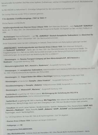 Nachlass eines Matrosen des Tankschiff "Eurofeld" der Deutsch-Europäischen Tankreederei - 2 x versenkt und überlebt. - фото 3 Nachlass eines Matrosen des Tankschiff "Eurofeld" der Deutsch-Europäischen Tankreederei - 2 x versenkt und überlebt. - фото 3