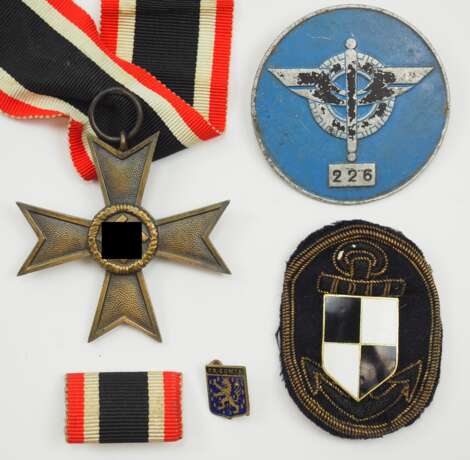 Nachlass eines Zivilarbeiters auf einer Kriegsmarine-Werft. - фото 1 Nachlass eines Zivilarbeiters auf einer Kriegsmarine-Werft. - фото 1