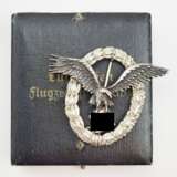 Flugzeugführer Abzeichen, im Etui. - Foto 1