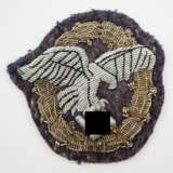 Beobachter Abzeichen - Offiziersausführung gestickt. - photo 1