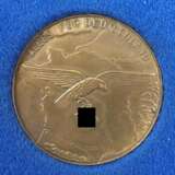 Medaille "Feldluftgaukommando Westfrankreich", im Etui. - Foto 1