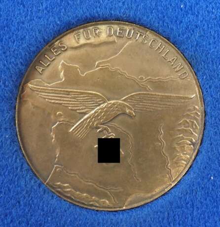 Medaille "Feldluftgaukommando Westfrankreich", im Etui. - Foto 1 Medaille "Feldluftgaukommando Westfrankreich", im Etui. - Foto 1