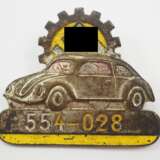 Abzeichen auf die Grundsteinlegung des Volkswagenwerks in Fallersleben am 26. Mai 1938. - Foto 1
