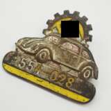Abzeichen auf die Grundsteinlegung des Volkswagenwerks in Fallersleben am 26. Mai 1938. - Foto 2