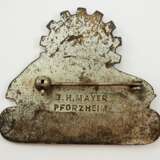 Abzeichen auf die Grundsteinlegung des Volkswagenwerks in Fallersleben am 26. Mai 1938. - Foto 3