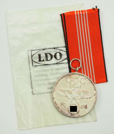 Olympia Erinnerungsmedaille, in LDO-Tüte. - photo 1 Olympia Erinnerungsmedaille, in LDO-Tüte. - photo 1
