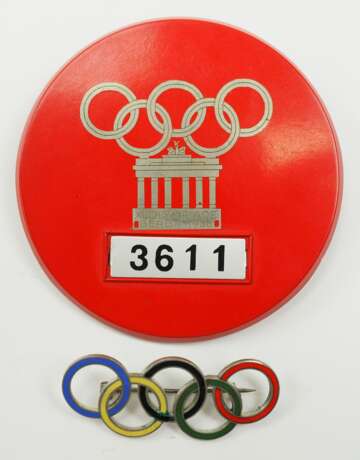 Olympiada 1936: Abzeichen für Pressevertreter. - photo 1 Olympiada 1936: Abzeichen für Pressevertreter. - photo 1