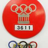 Olympiada 1936: Abzeichen für Pressevertreter. - photo 1