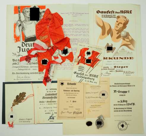 NSRL: Nachlass einer sportlichen jungen Dame aus Ravensburg. - photo 1 NSRL: Nachlass einer sportlichen jungen Dame aus Ravensburg. - photo 1