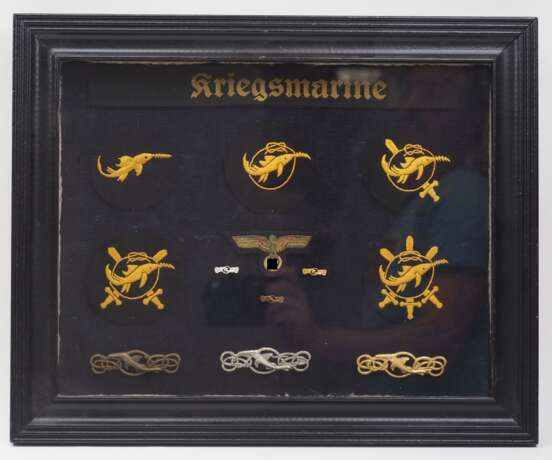 57er: Kriegsmarine Sammlung Bewährungsabzeichen für Kleinkampfmittelverbände. - photo 1