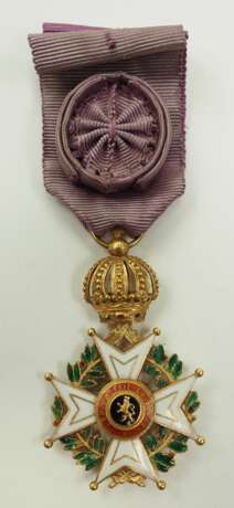 Belgien: Leopold-Orden, 2. Modell (1839-1951), Offizierskreuz - reduzierte Größe - um 1860. - photo 2 Belgien: Leopold-Orden, 2. Modell (1839-1951), Offizierskreuz - reduzierte Größe - um 1860. - photo 2