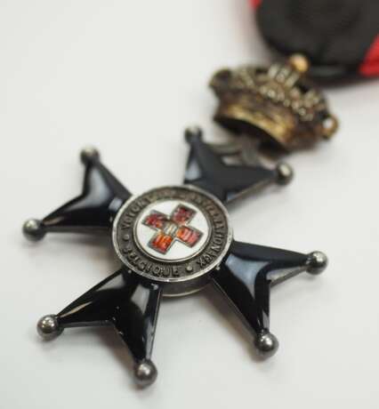 Belgien: Rotes Kreuz, Internationales Freiwilligen Kreuz für Mitarbeit im Rettungsdienst - J. H. Dunant. - photo 3