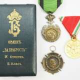 Bulgarien: Militärorden für Tapferkeit, 4. Klasse, 2. Stufe Etui. - photo 1