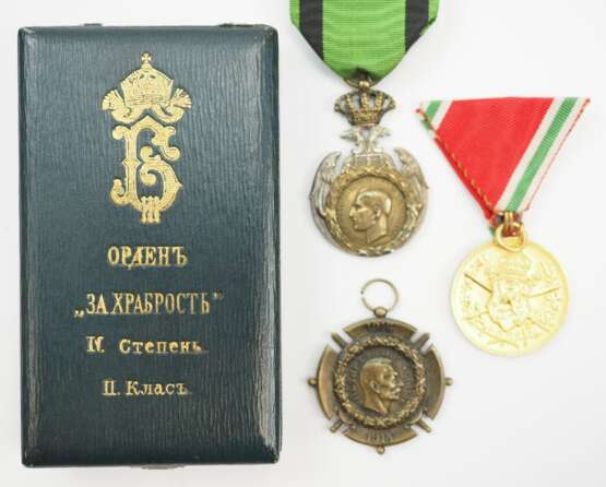 Bulgarien: Militärorden für Tapferkeit, 4. Klasse, 2. Stufe Etui. - photo 1