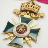 Bulgarien: St. Alexander Orden, 3. Modell, 1. Typ (1908-1918), 3. Klasse Kreuz, mit Schwertern. - Foto 2