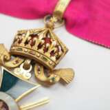 Bulgarien: St. Alexander Orden, 3. Modell, 1. Typ (1908-1918), 3. Klasse Kreuz, mit Schwertern. - Foto 3