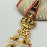 Dänemark: Dannebrog Orden, Christian X. (1912-1947), Miniatur des Rittmeisters Ritter Hänel v. Tronenthall im Thüringischen Ulanen-Regiment Nr. 6. - Foto 2