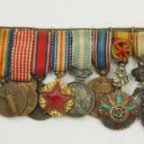 Frankreich: 15-teilige Miniaturenkette eines tapferen Offiziers. - photo 1