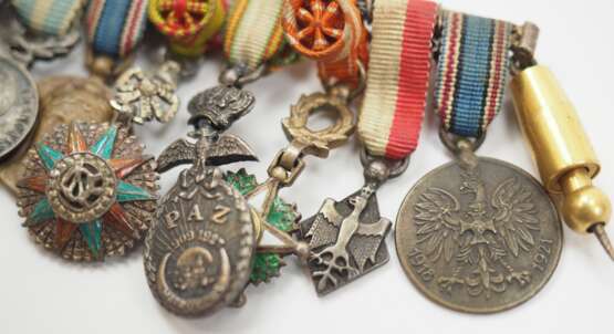 Frankreich: 15-teilige Miniaturenkette eines tapferen Offiziers. - photo 2