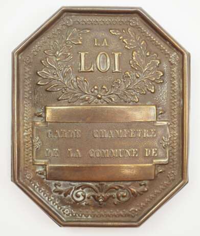 Frankreich: Abzeichen für Gemeinde Landwächter. - фото 1